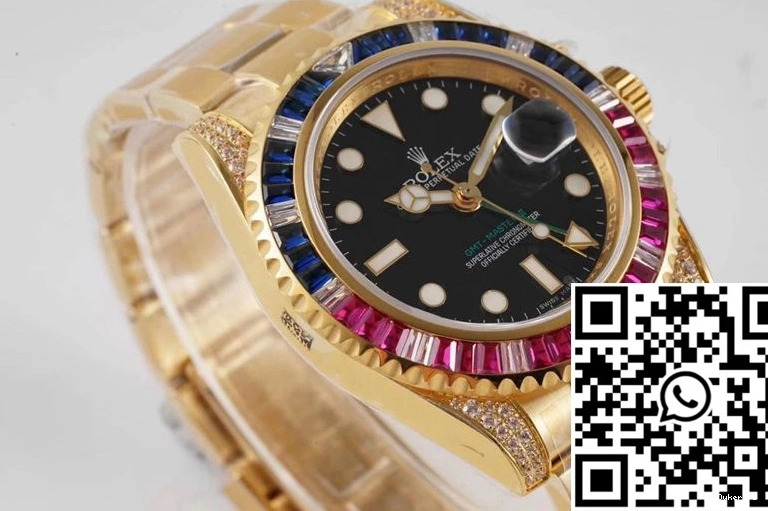 116758 Black Factory Dial ROF Rolex Master II SAru-78208 GMT 0502